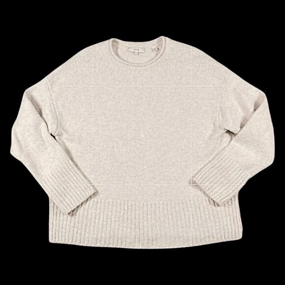 Vince Cream/Ivory Crewneck Sweater | Size L - Picture 1 of 5